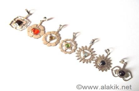 Chakra 925 silver pendant